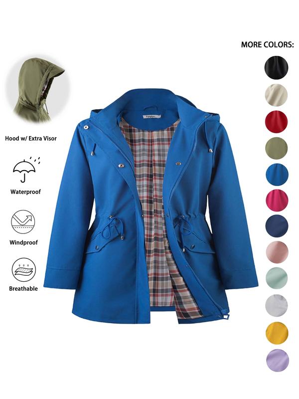 Lightweight Black Trench Coat Women | Casual Outerwear