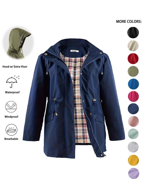 Lightweight Black Trench Coat Women | Casual Outerwear