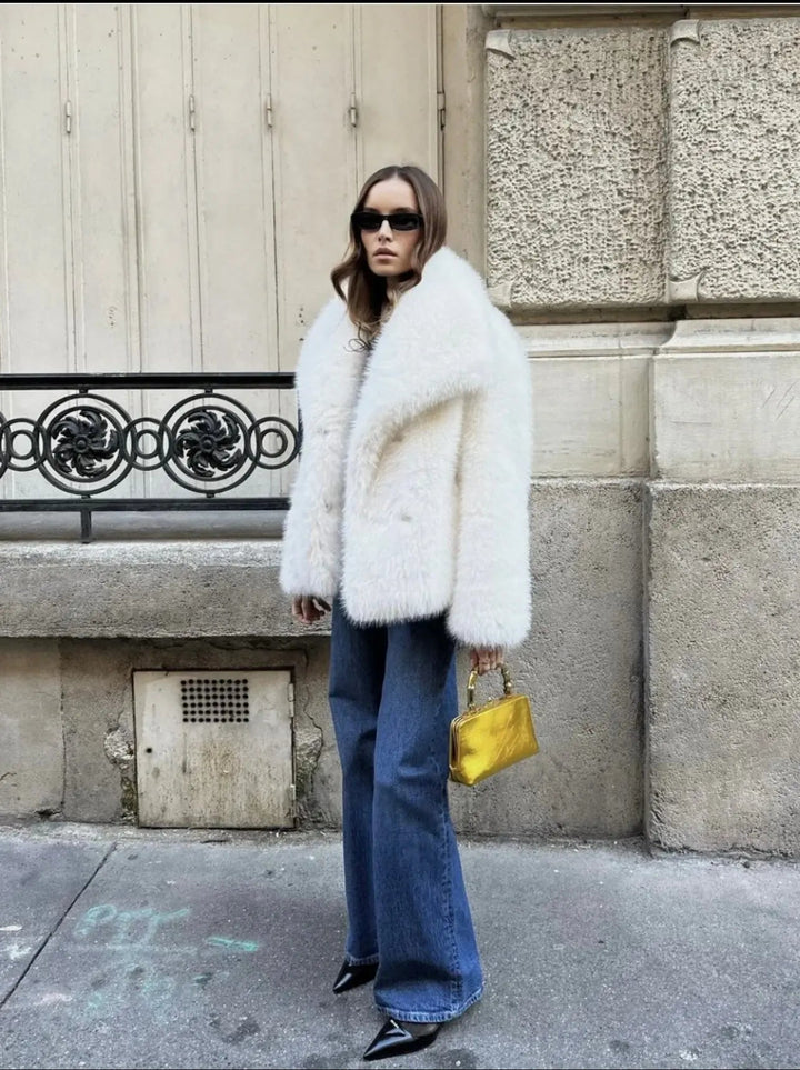 Limited Edition Faux Fur Coat Women | Stylish Outerwear