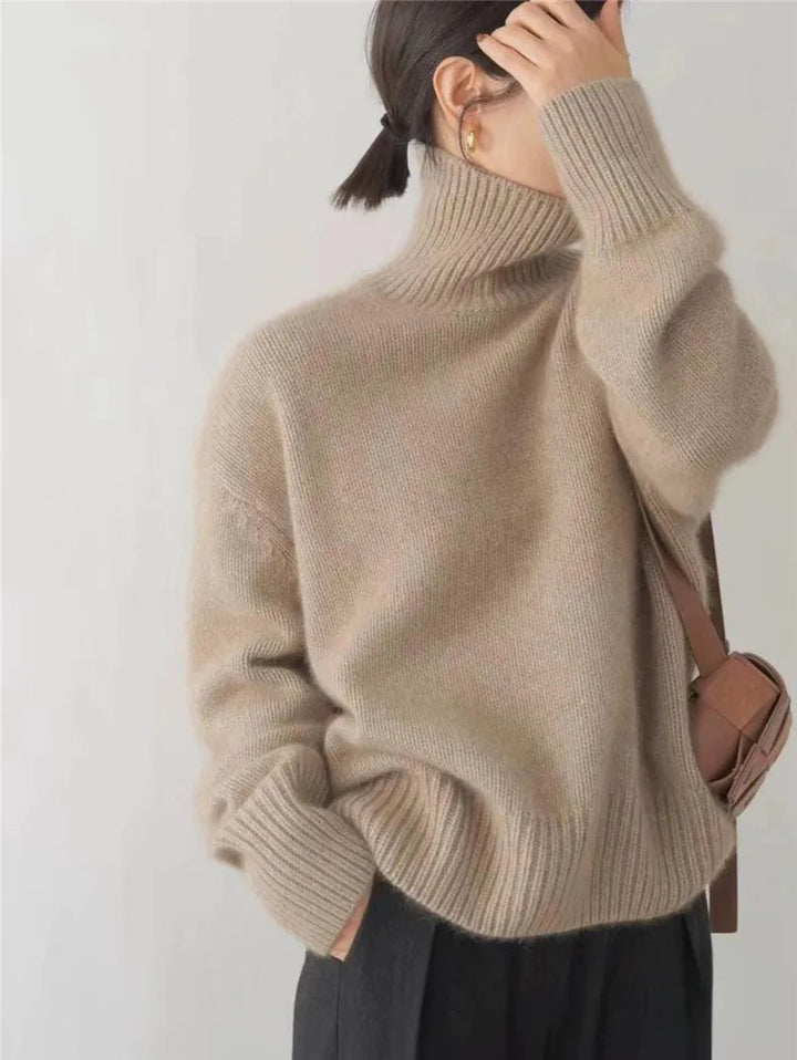 Lena | Comfortable, Knitted, Soft Turtleneck Sweater