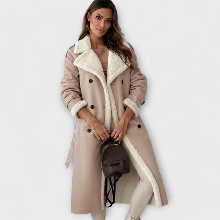 Long Teddy Lined Trench Coat | Women's Winter Coat 2