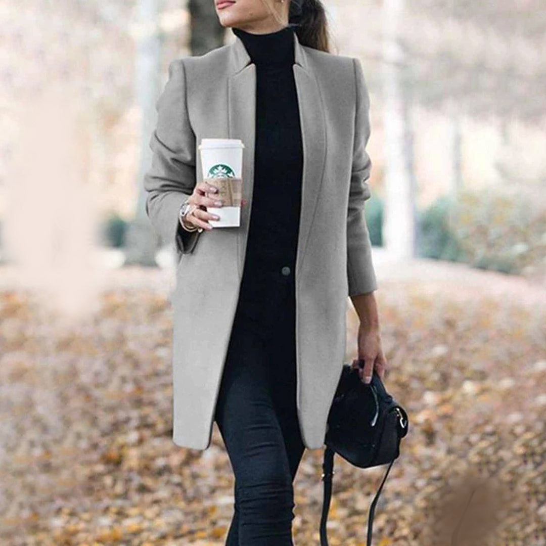 Long Wool Trench Coat Women | Elegant Winter Outerwear