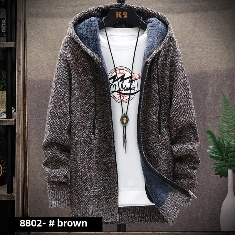 Women's Fleece-Lined Hooded Cardigan | Casual Outerwear