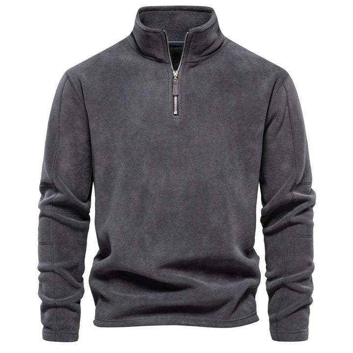 Men's Fleece Half Zip Sweater | Warm Winter Essential