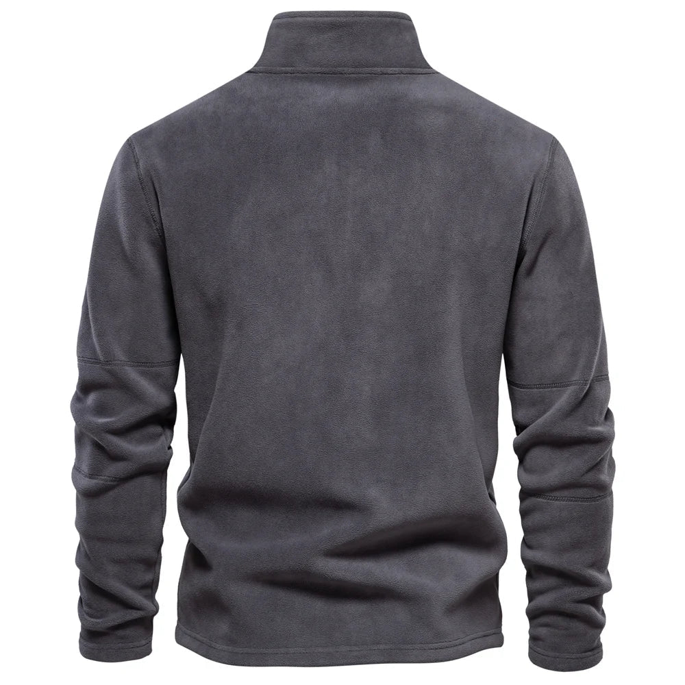 Men's Fleece Half Zip Sweater | Warm Winter Essential