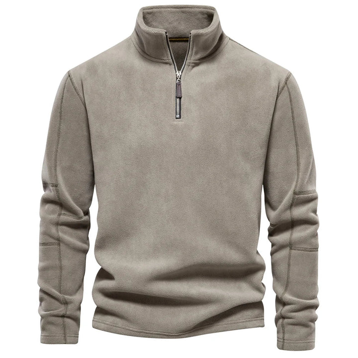 Men's Fleece Half Zip Sweater | Warm Winter Essential