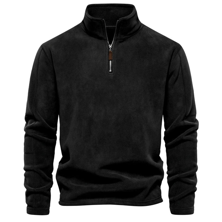 Men's Fleece Half Zip Sweater | Warm Winter Essential