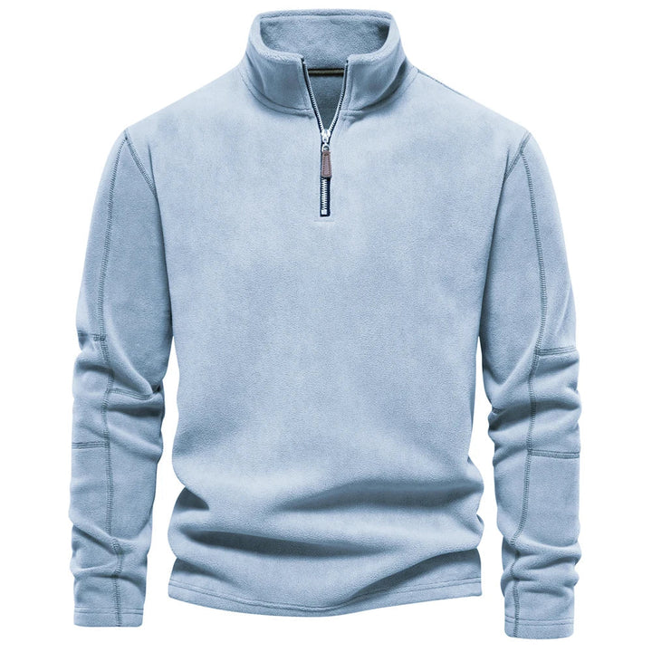 Men's Fleece Half Zip Sweater | Warm Winter Essential