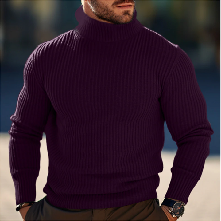Men's Turtleneck Sweater | Soft Knit Fashion for Fall & Winter