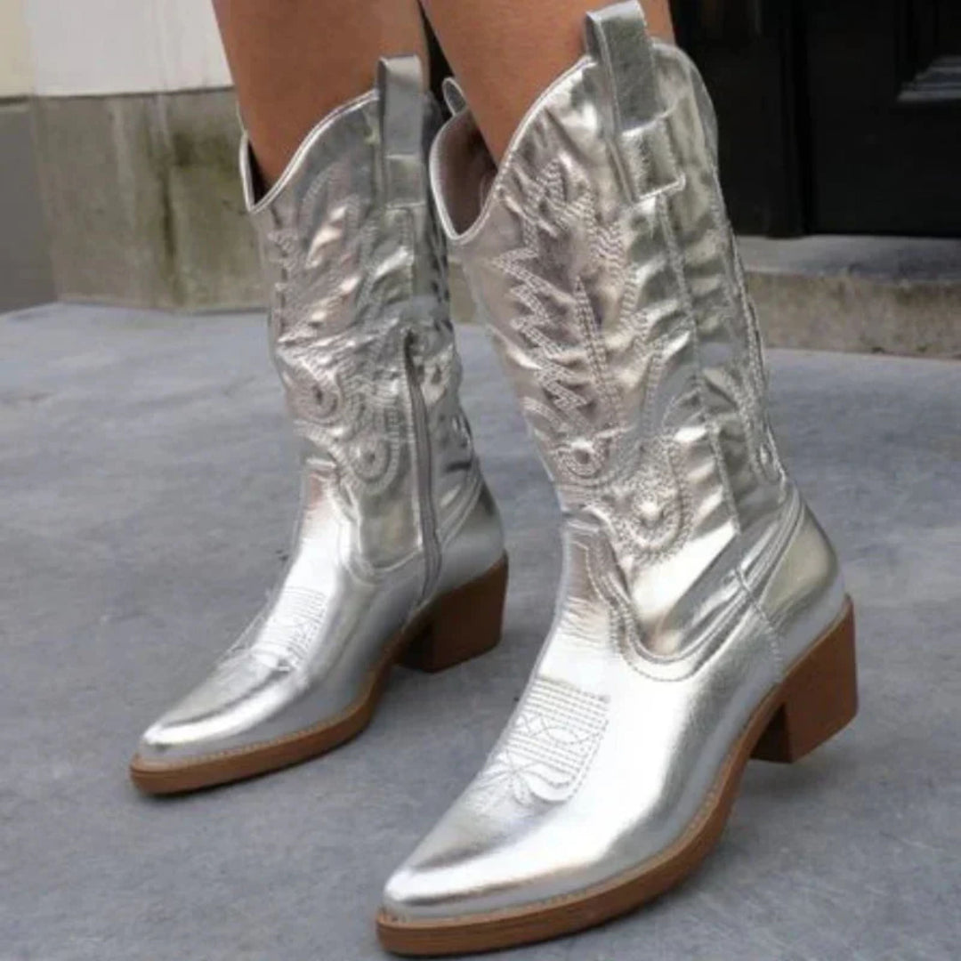 Metallic Cowboy Boots | Women's Western Footwear