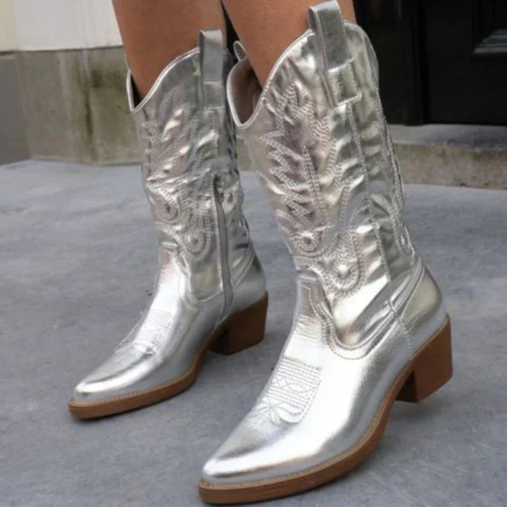 Metallic Cowboy Boots | Women's Western Footwear