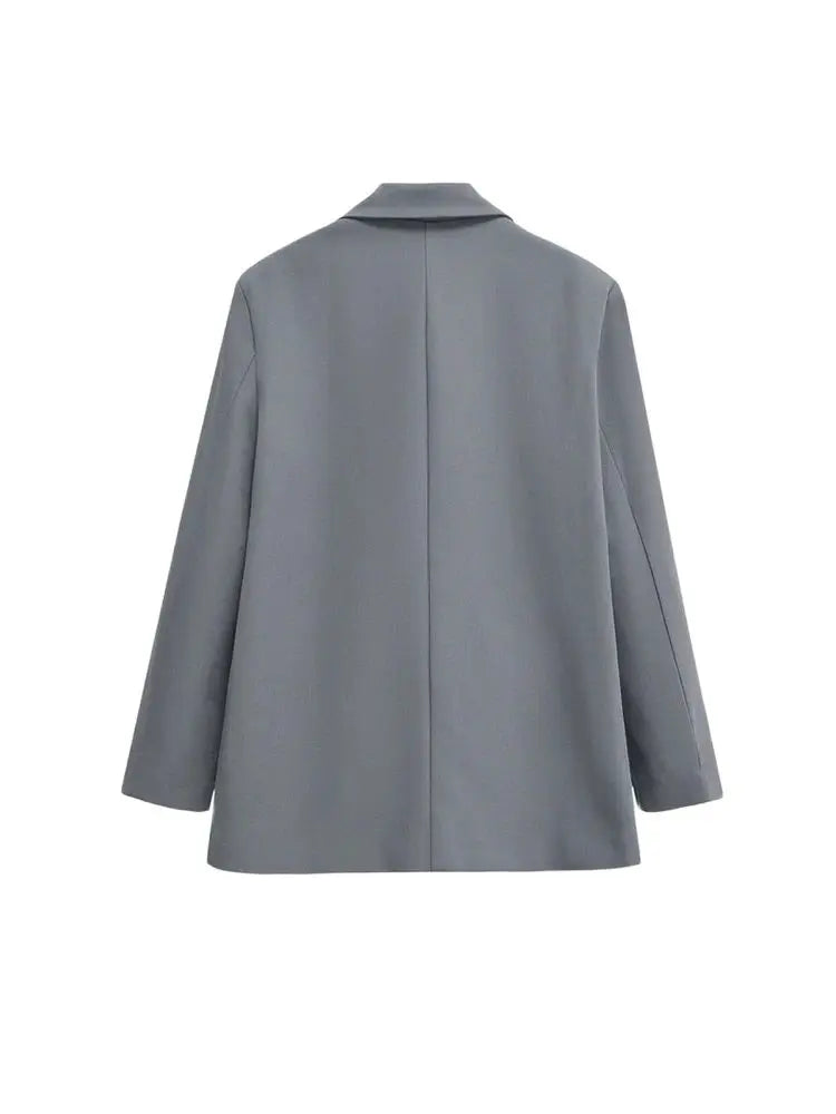 Minimalist Blazer for Women | Double Button Closure
