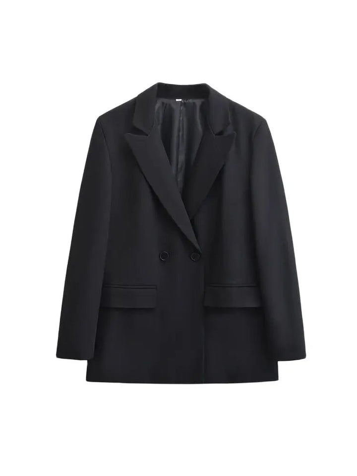 Minimalist Blazer for Women | Double Button Closure