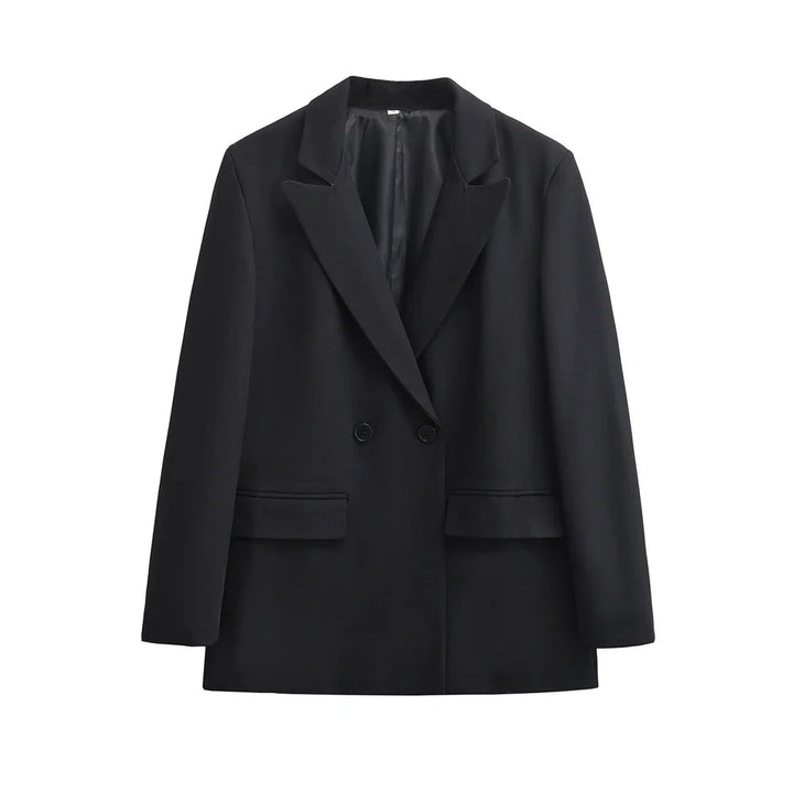 Minimalist Blazer for Women | Double Button Closure