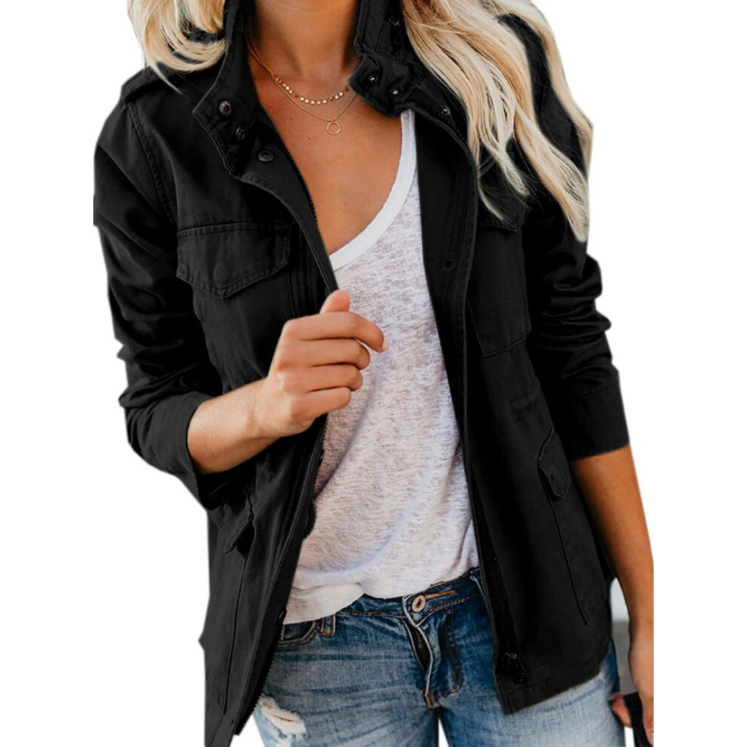 Modern Women's Zipper Jacket | Casual Women's Jacket
