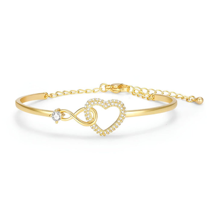 Mother Daughter Infinity Bracelet | Elegant Adjustable Jewelry