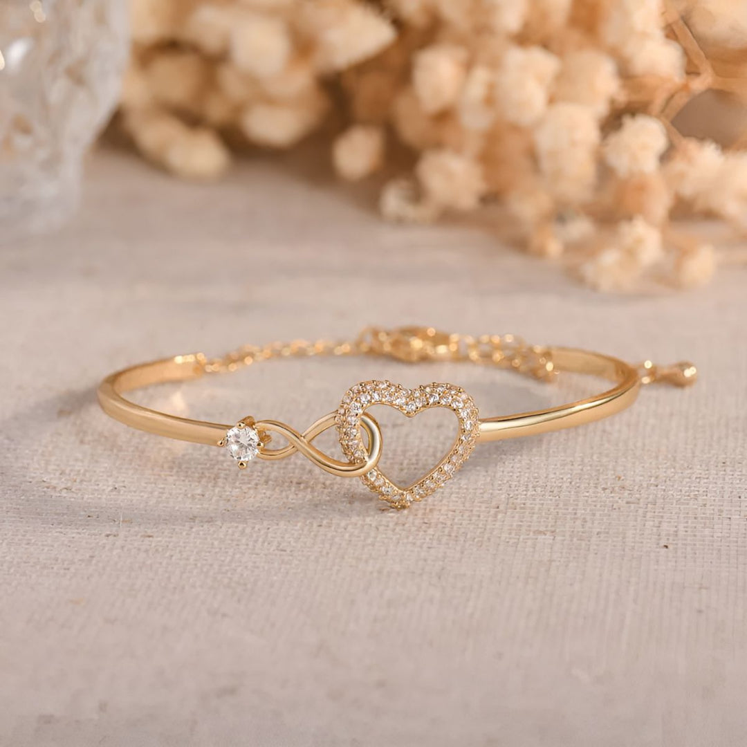 Mother Daughter Infinity Bracelet | Elegant Adjustable Jewelry