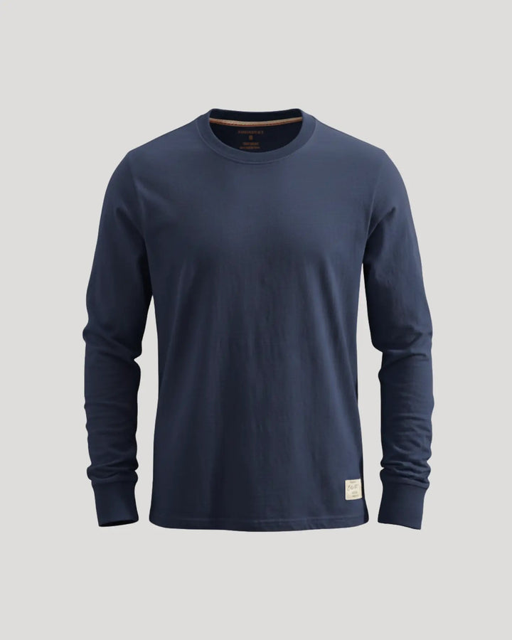 Nico Long Sleeve Crew Neck | Men's Shirt 100% Cotton