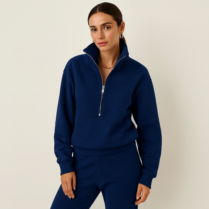 Noemie Elegance | Women's Lounge Set with Half Zip