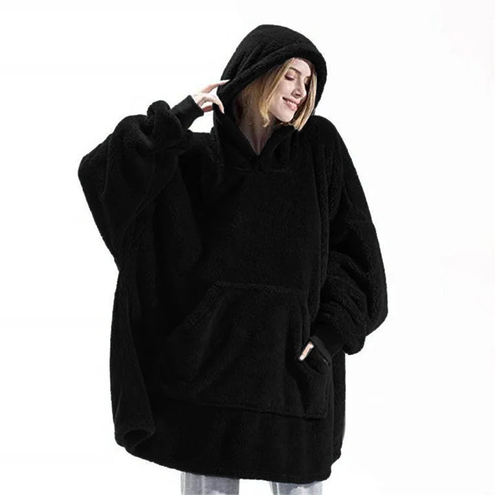 Oversized Fleece Hoodie Blanket | Wearable Blanket Hoodie