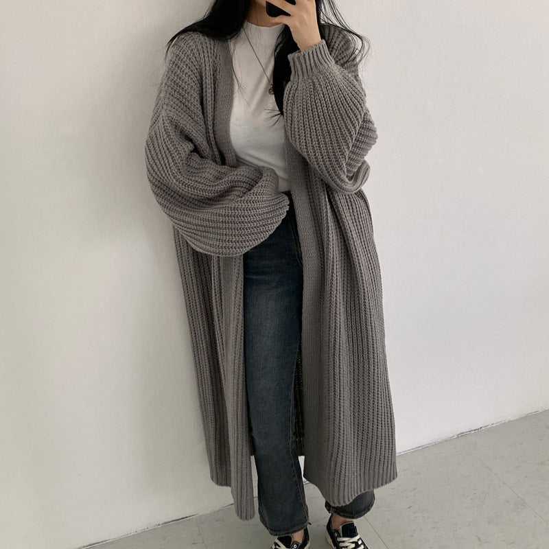 Oversized Knitted Cardigan | Women's Cardigan Sweater 1