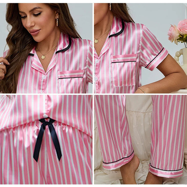 Striped Pajama Set | Women's Loungewear Sets