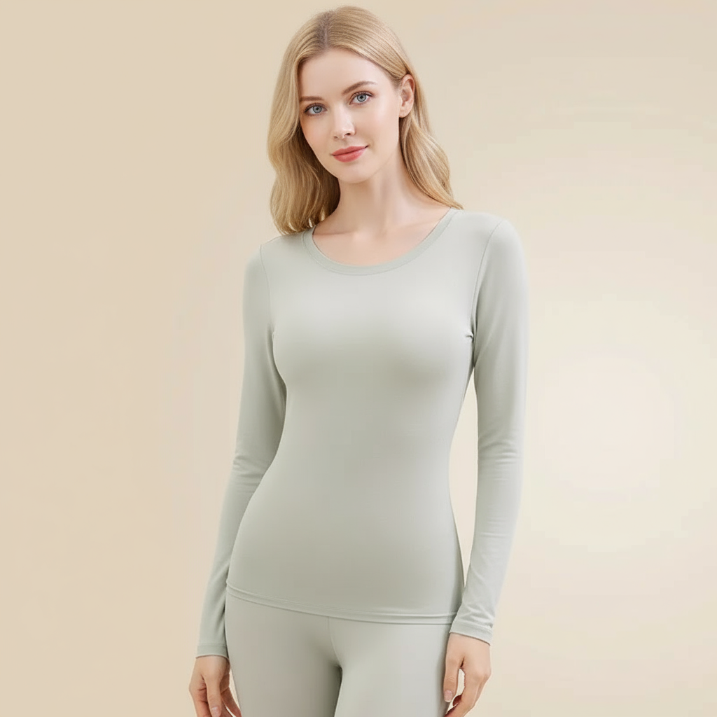 Plus Size Ultrathin Thermal Underwear Set | Women's Long Underwear 6