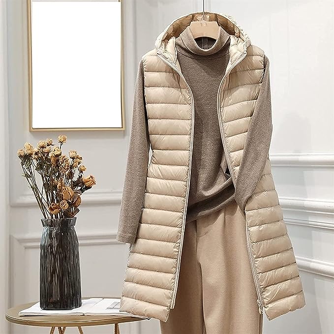 Quilted Hooded Puffer Vest Women | Modern Comfort Outerwear