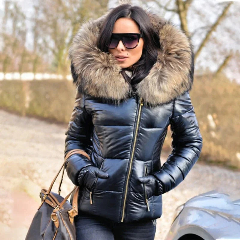 Rana | Women's Winter Coat with Fur Hood