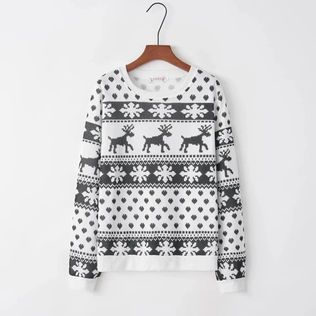 Reindeer Knitted Sweater | Women's Winter Sweater 1