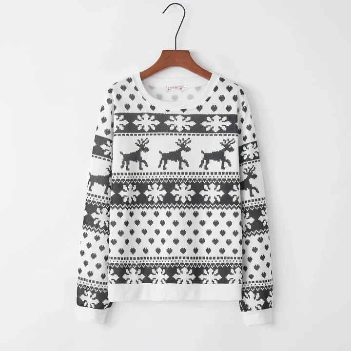 Reindeer Knitted Sweater | Women's Winter Sweater 1