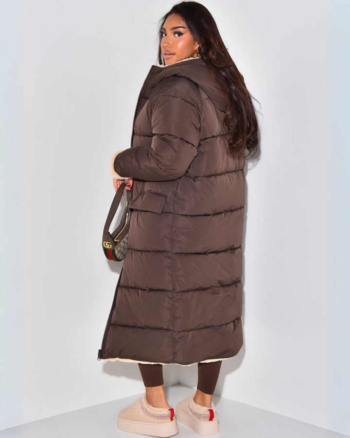 Reversible Women's Winter Jacket | Stylish Double-Sided Coat