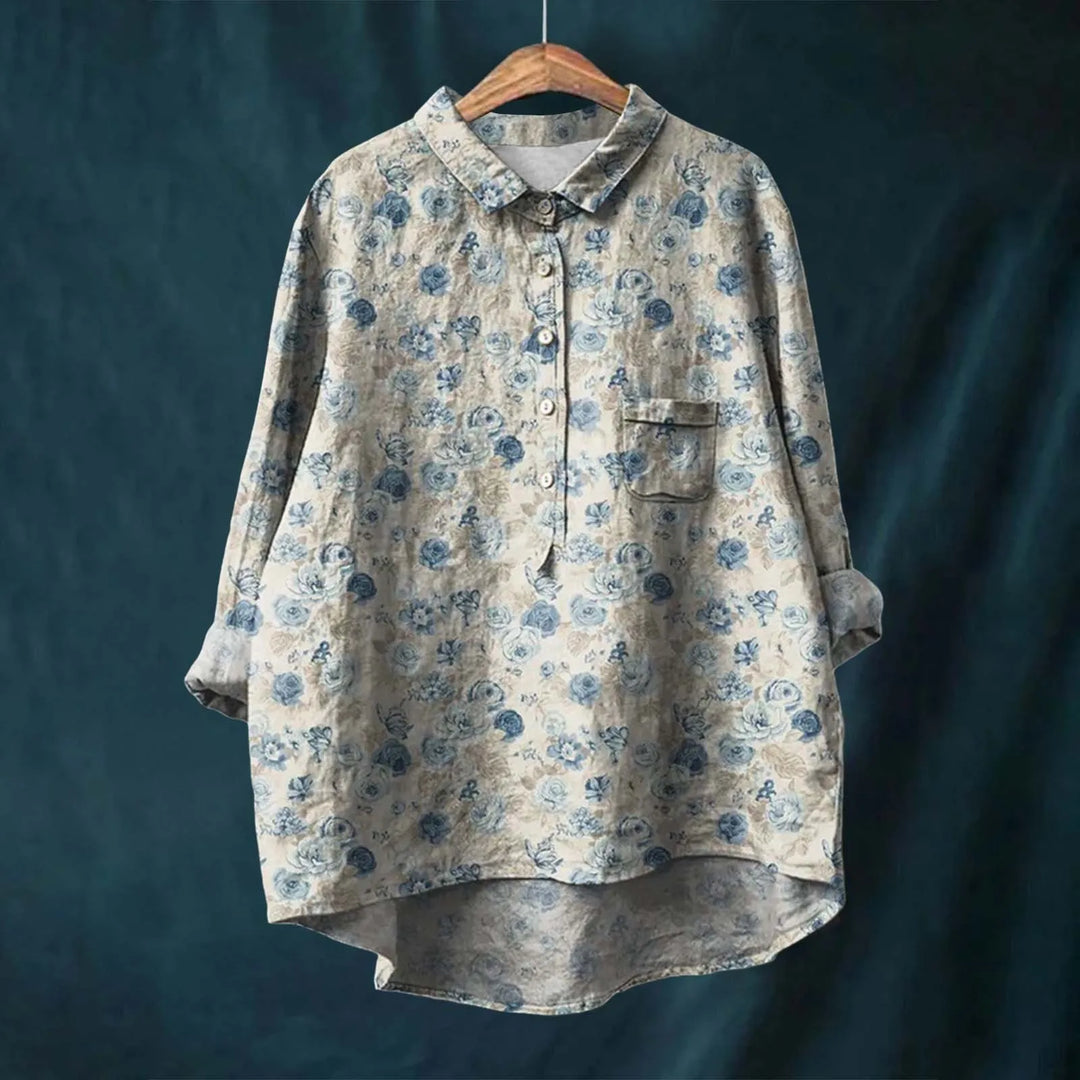 Natasha | Art Elegant Floral Shirt