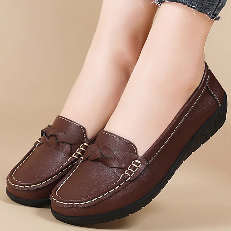 Mavi | Orthopedic Soft Leather Comfort Loafers