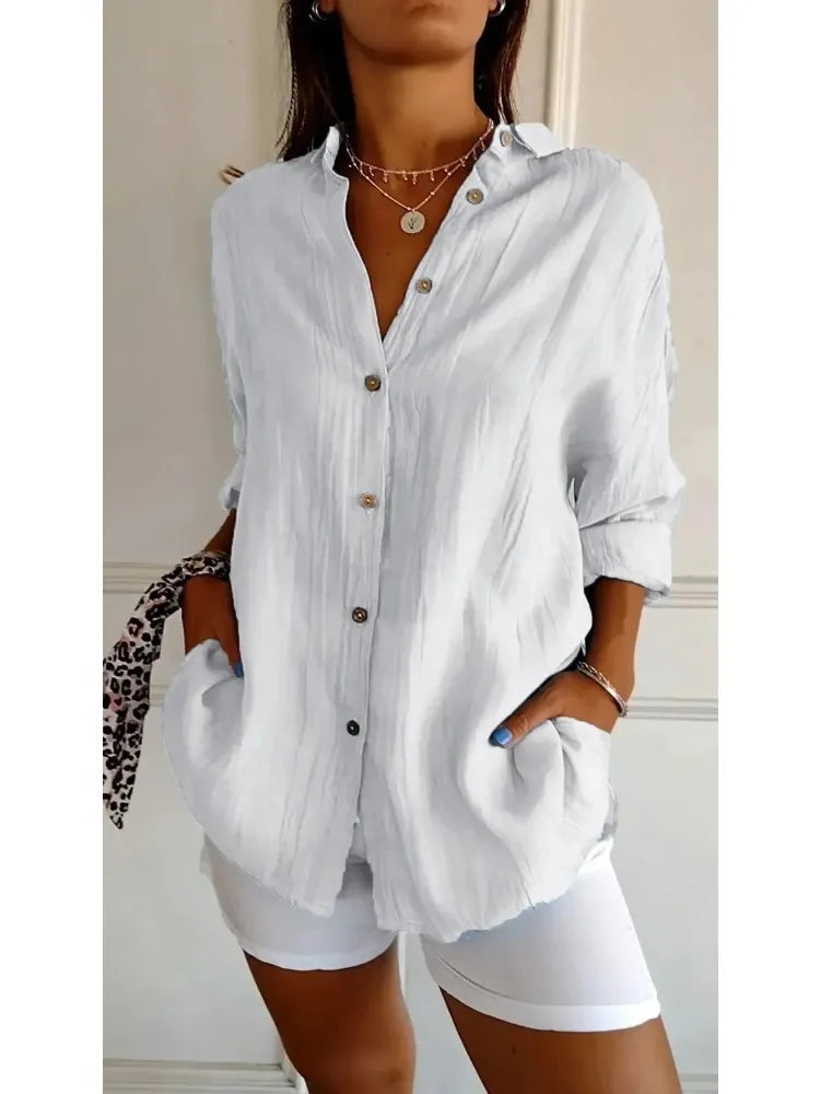 Women’s Maisie Casual Blouse – Soft, Relaxed & Effortlessly Stylish