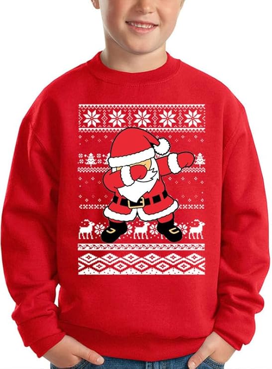 Santa Claus Children's Sweater | Festive Holiday Apparel 0