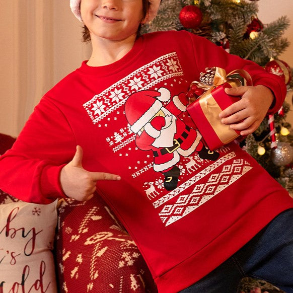 Santa Claus Children's Sweater | Festive Holiday Apparel 1