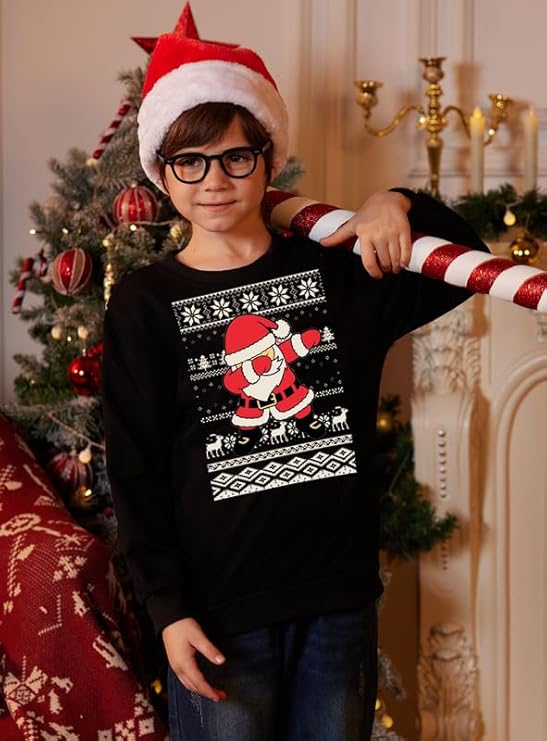 Santa Claus Children's Sweater | Festive Holiday Apparel 2