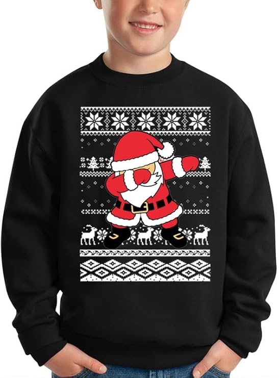 Santa Claus Children's Sweater | Festive Holiday Apparel 3