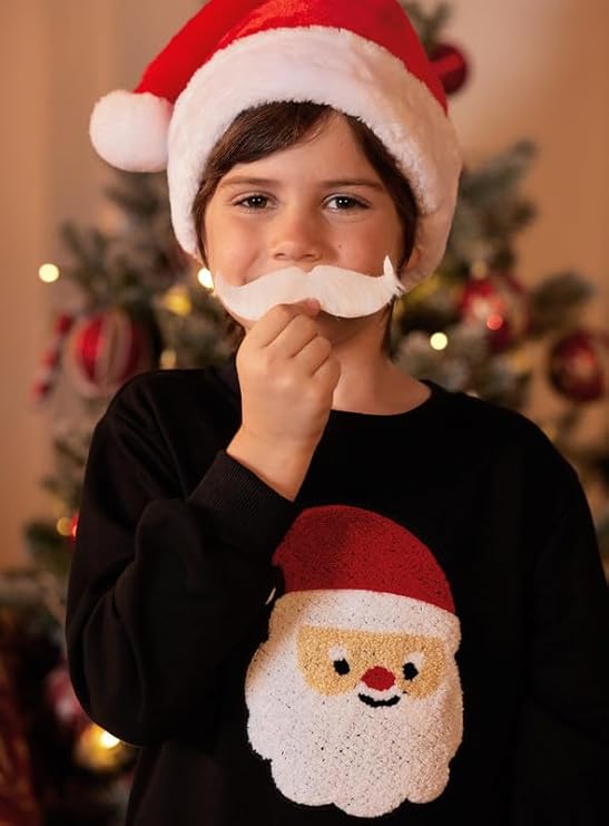 Santa Claus Children's Sweater | Festive Holiday Apparel 5