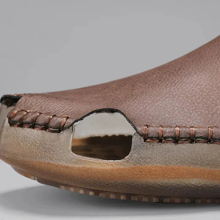 Brock | Orthopedic Leather Sandals
