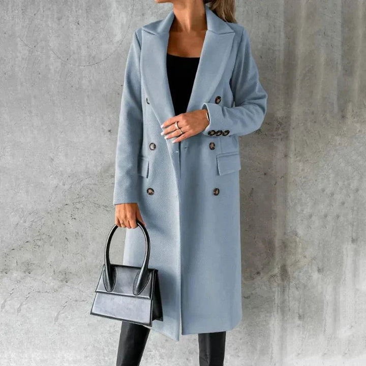 Selene | Long Wool Trench Coat Women