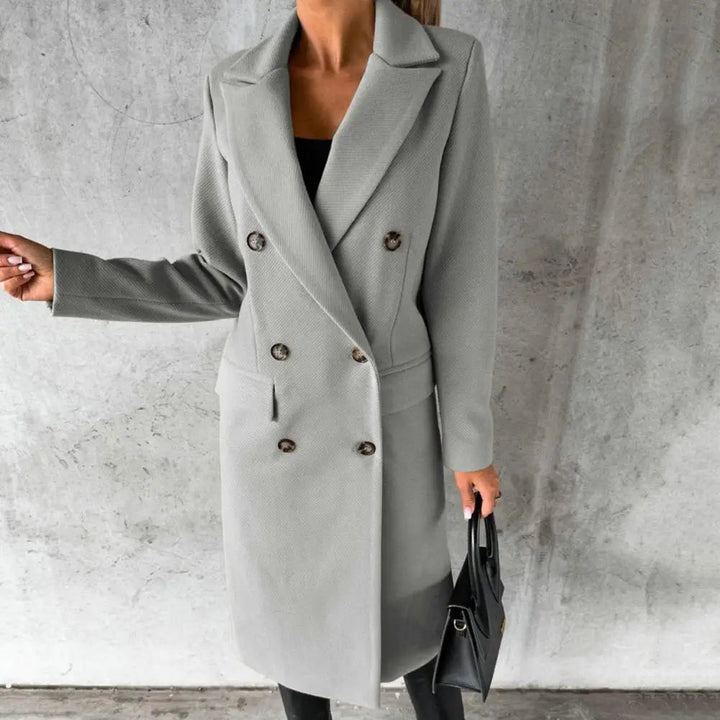 Selene | Long Wool Trench Coat Women