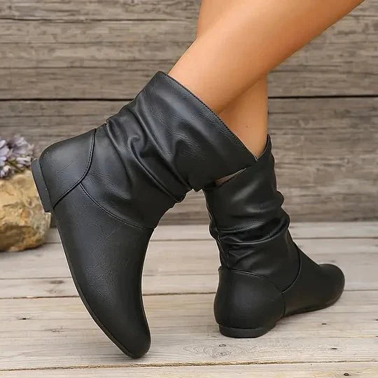 Shira Leather Boots | Women's Stylish Footwear