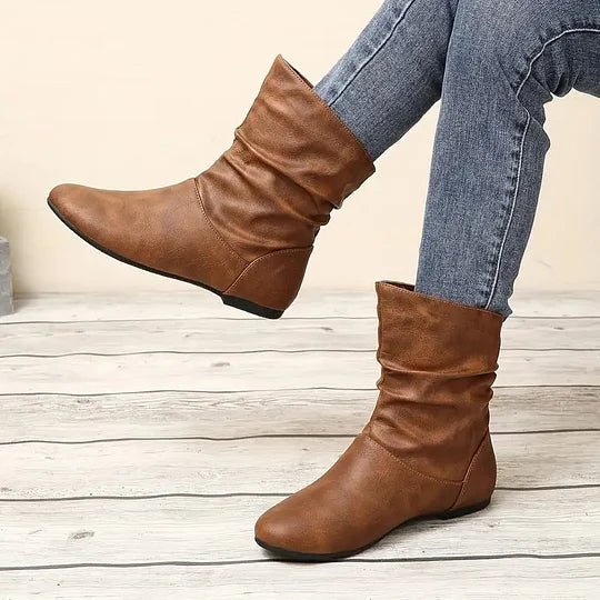 Shira Leather Boots | Women's Stylish Footwear