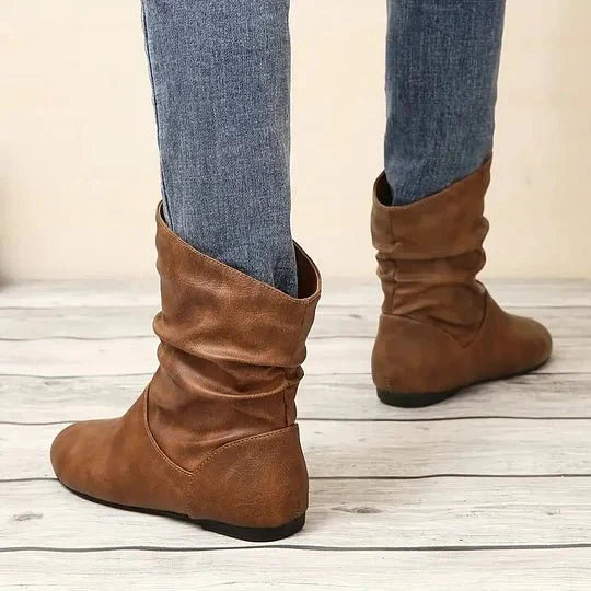 Shira Leather Boots | Women's Stylish Footwear