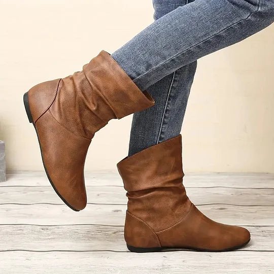 Shira Leather Boots | Women's Stylish Footwear