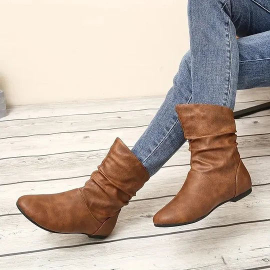 Shira Leather Boots | Women's Stylish Footwear
