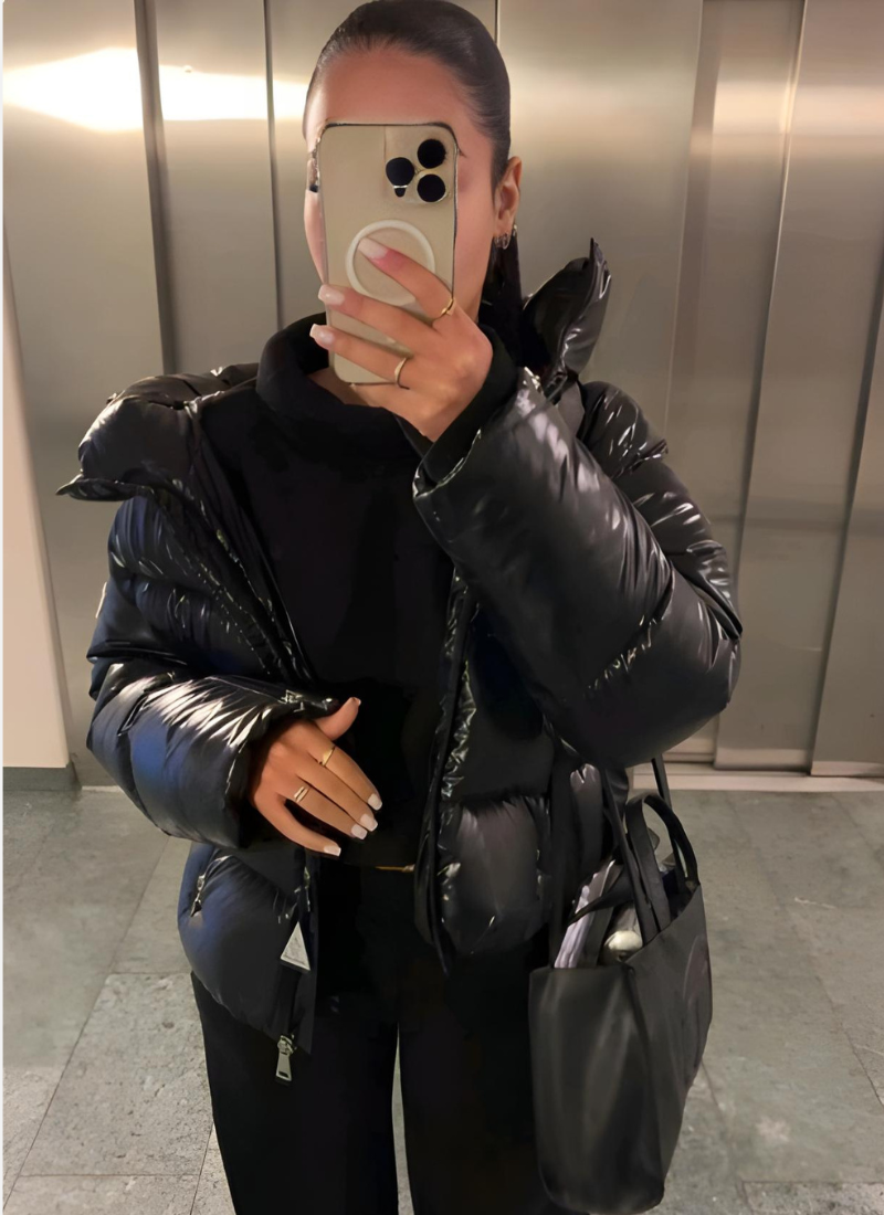 Slim Fit Puffer Jacket Women | Stylish Winter Coat