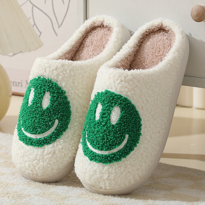 Smile Pattern Slippers | Cozy Unisex Footwear